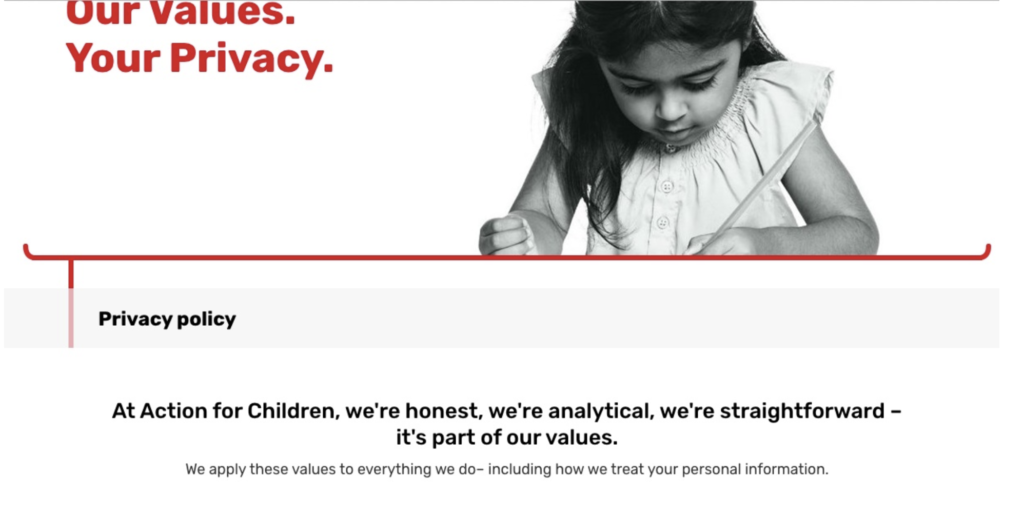 Action for Children – GDPR