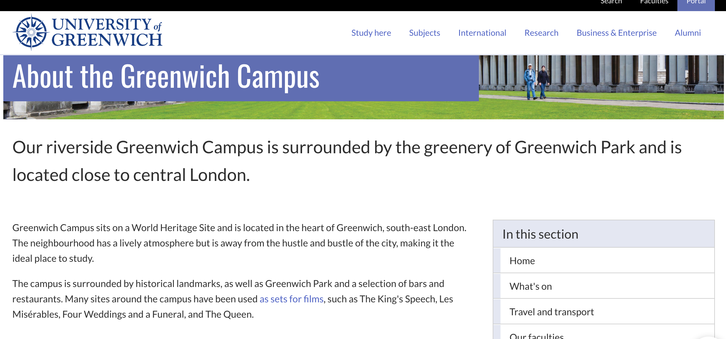 Greenwich Campus