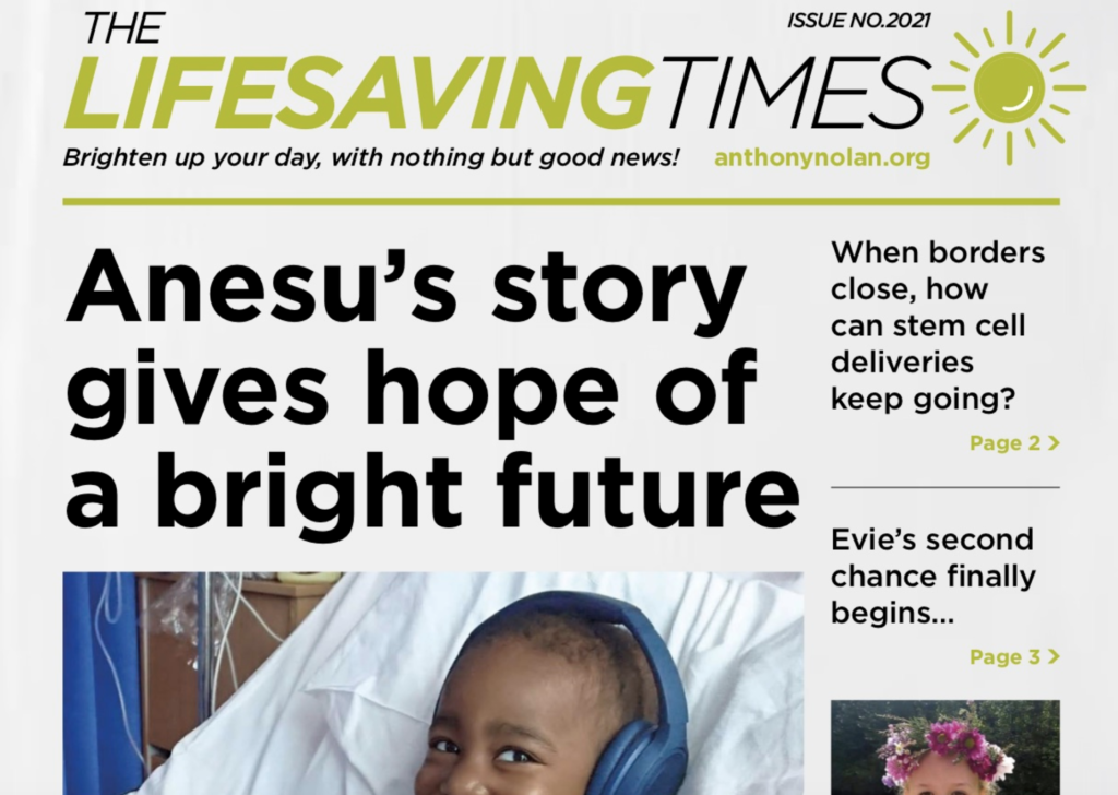 Anthony Nolan – Supporter Impact Mailing